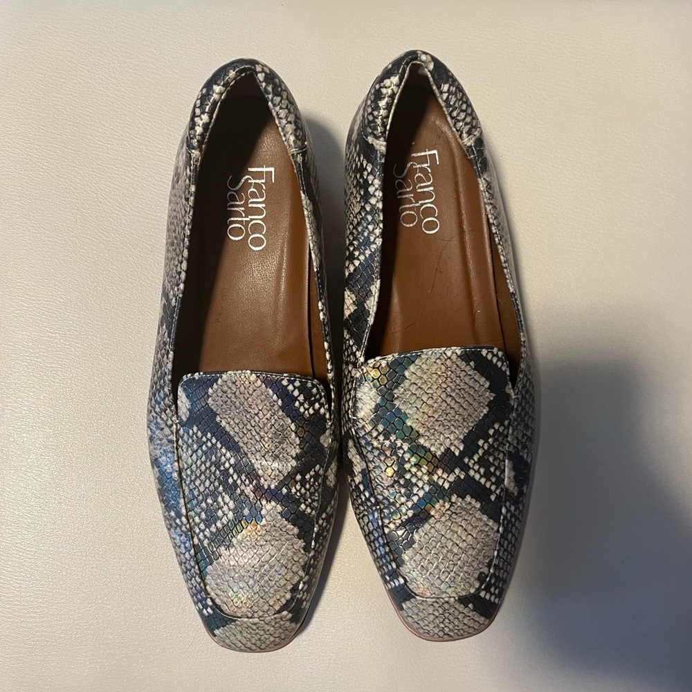 Franco Sarto Snakeskin print Loafers